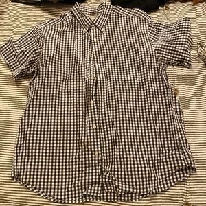 J. Crew gingham short sleeve button down